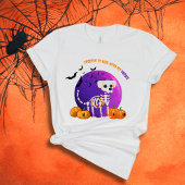 Enge Poedel Halloween Volle Maan T-shirt