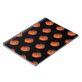 Enge pompoen Halloween dag Notitieboek (Linkerzijde)