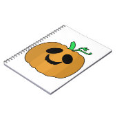 Enge pompoen Halloween V2 Notitieboek (Linkerzijde)