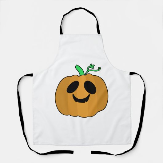 Enge pompoen Halloween V2 Schort (Voorkant)