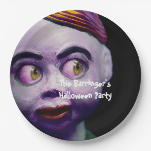 Enge poppenpop Griezelige Halloween Papieren Bordje