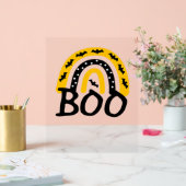 Enge Regenboog en Spooky Halloween Acryl Bord (Huwelijk)