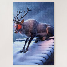 Enge rendieren op het dak!