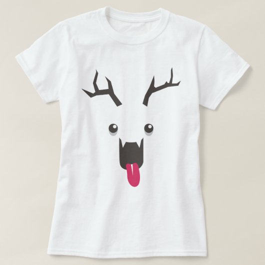 Enge rendieren t-shirt (Design voorkant)
