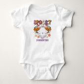 Enge Retro Geest Halloween Schattig Romper (Voorkant)