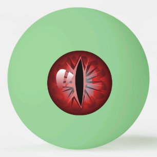 Enge rode ogen gloeien in het donker oogbollen pingpongbal