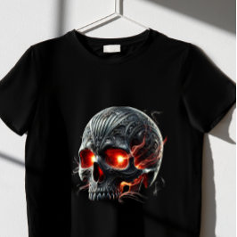 enge rode Skull T-shirt