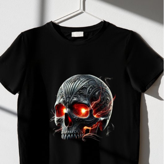 enge rode Skull T-shirt