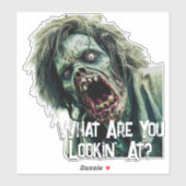 Enge Rotte Zombie Humor Sticker (Vel)