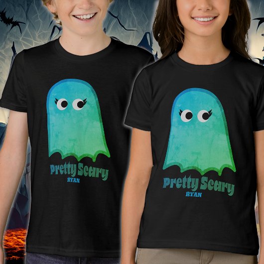  enge Schattigee grappige Halloween kinderen Tri-Blend Shirt