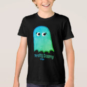  enge Schattigee grappige Halloween kinderen Tri-Blend Shirt (Voorkant)
