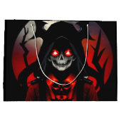 enge schedel geest Halloween Groot Cadeauzakje (Achterkant)