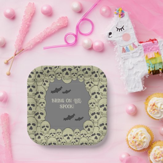 Enge Schedel Halloween Party Papier Bord (Feest)