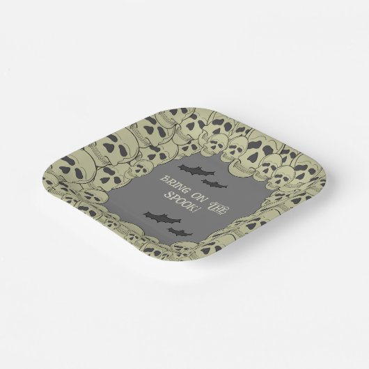  Enge Schedel Halloween Party Papier Bord (Gebogen)