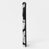 Enge Schedel Halloween Zwart & Wit Case-Mate iPhone Case (Achterkant/links)