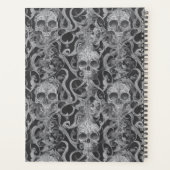 Enge schedels Grijze Heksen Maandelijks Planner (Achterkant)