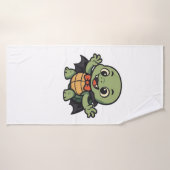 Enge schildpad vampier Halloween Oversized T-Shirt Badhanddoek (Badhanddoek)