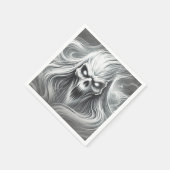 Enge schreeuwende Poltergeist Ghost Halloween Part Servet (Hoek)