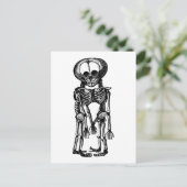 enge siamese tweeling skelet kinder anatomie kunst briefkaart (Staand voorkant)