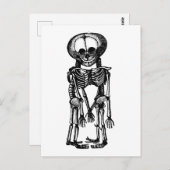 enge siamese tweeling skelet kinder anatomie kunst briefkaart (Voorkant / Achterkant)