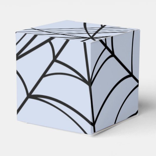 Enge Skelet Heks voor een griezelig Halloween Fees Bedankdoosjes (Achterkant)