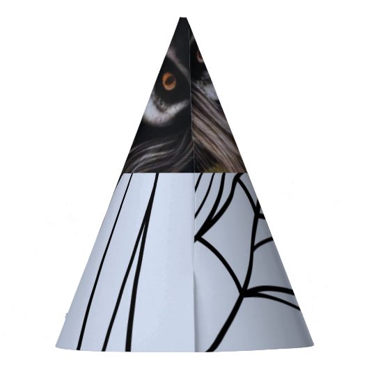 Enge Skelet Heks voor een griezelig Halloween Fees Feesthoedjes (Achterkant)