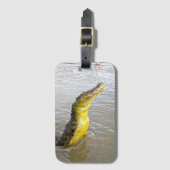 Enge snappers: de sprong van de krokodil, bagagelabel (Voorkant (verticaal))