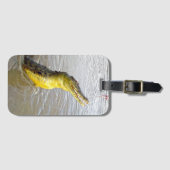 Enge snappers: de sprong van de krokodil, bagagelabel (Voorkant (horizontaal))