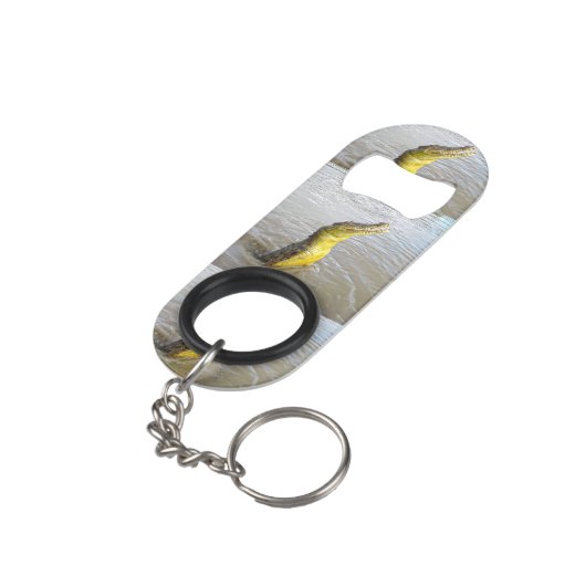 Enge snappers: de sprong van de krokodil, mini flessenopener (Achterkant Gekanteld)