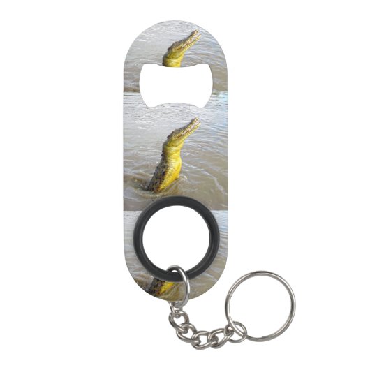 Enge snappers: de sprong van de krokodil, mini flessenopener (Achterkant)