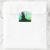 Enge sneeuwman Stickers (Tas)