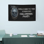 Enge Spiegeldemon Halloween-feest Spandoek (Beurs)