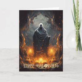 Enge Spoken Halloween Feestdagen Kaart