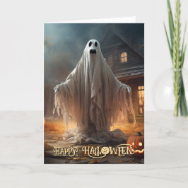 Enge Spoken Halloween Feestdagen Kaart