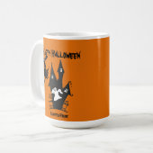 Enge Spokenhuis Halloween Koffiemok (Voorkant links)