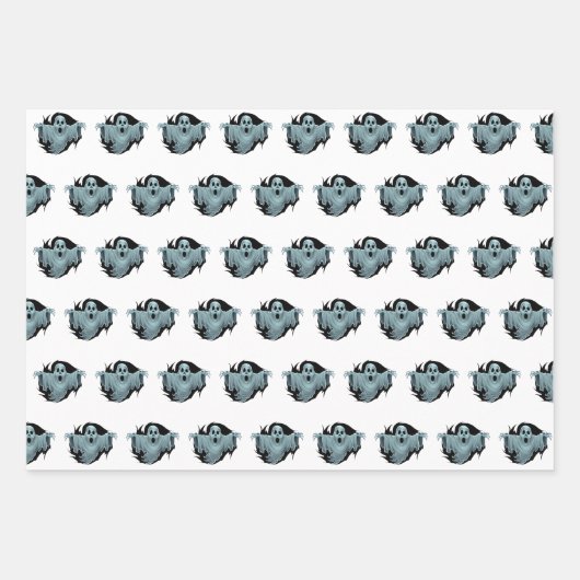 enge spookachtige inpakpapier vel (Voorkant)