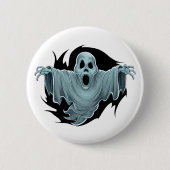 enge spookachtige ronde button 5,7 cm (Voorkant)