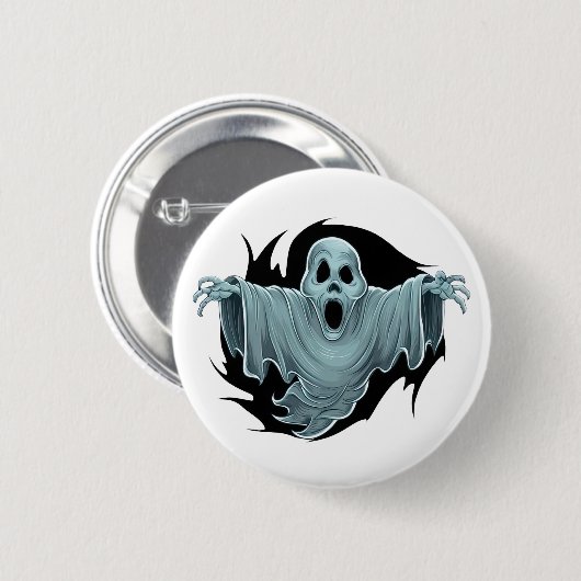 enge spookachtige ronde button 5,7 cm (Voorkant /achterkant)
