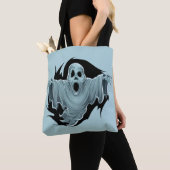 enge spookachtige tote bag (Dichtbij)