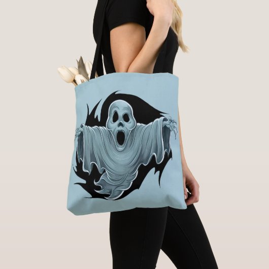 enge spookachtige tote bag (Dichtbij)