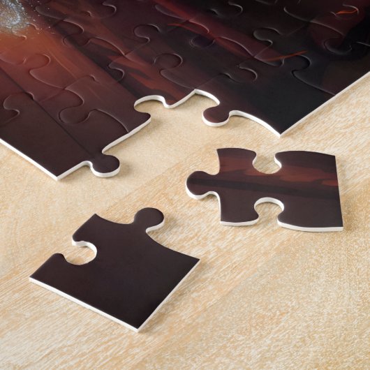 Enge spookpuzzel. legpuzzel (Zijkant)