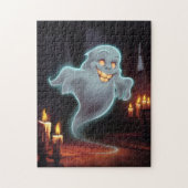 Enge spookpuzzel. legpuzzel (Verticaal)