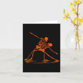 Enge Spooktober Dansende Skeletten Meme Kaart (Gele Bloem)