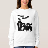 Enge & Spooky Crow Bats, Coffin Halloween Kostuum Trui (Voorkant)