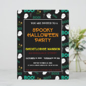 ENGE SPOOKY HALLOWEEN PARTY UITNODIGING (Staand voorkant)