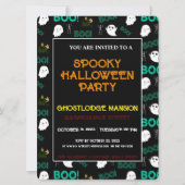 ENGE SPOOKY HALLOWEEN PARTY UITNODIGING (Voorkant)