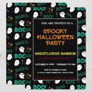 ENGE SPOOKY HALLOWEEN PARTY UITNODIGING