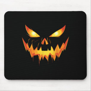 Enge Spooky Jack O Lantaarn Gezicht Pompoen Mannen Muismat