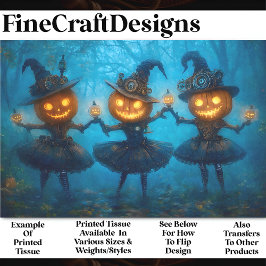 Enge Steampunk Tutu Pompoen Meisjes AB9 Decoupage Tissuepapier