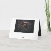 Enge Tarantula Spider Arachnofobie Veroudering Kaart (Achterkant)